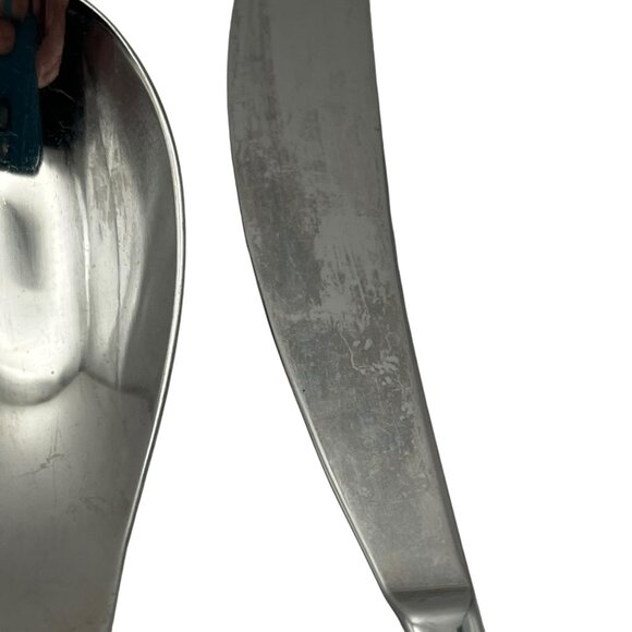 YAMAZAKI Alba Flatware Set Spoons Dinner‎ Knife Fork Plain Slanted Tip Stainless - Picture 5 of 10